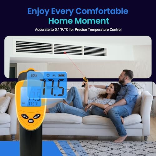 Etekcity Infrared Thermometer Laser Temperature Gun, -58°F~1130°F - Image 4