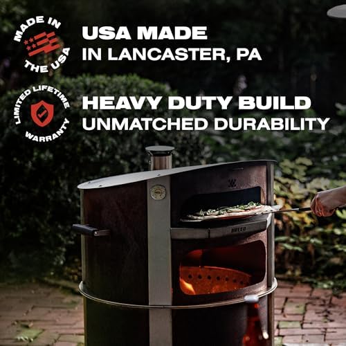 Breeo Live-Fire Pizza Oven - Corten Steel, 27.5 in, Made in USA - Image 5