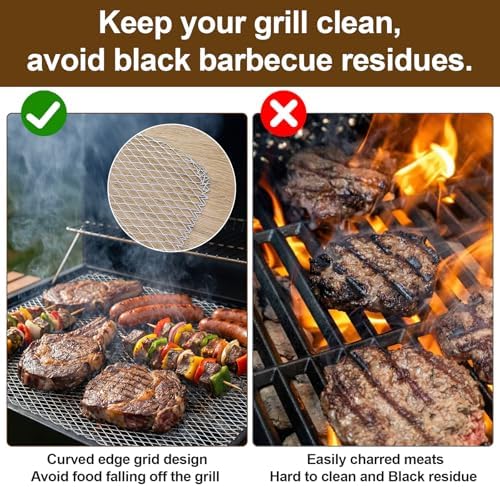 10 Pack Disposable Grill Topper, 16x12 Inch BBQ Grills Mat - Image 4