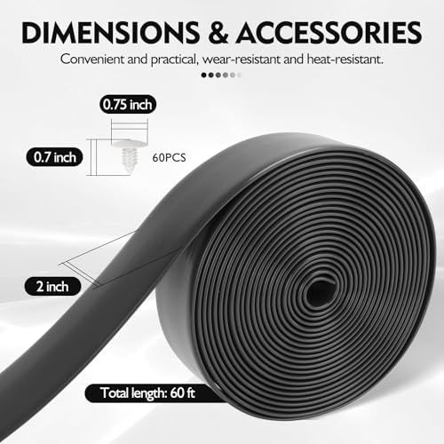 LukLoy 2" Wide 60ft Long Vinyl Straps for Patio Chairs Repairs, Black - Image 4