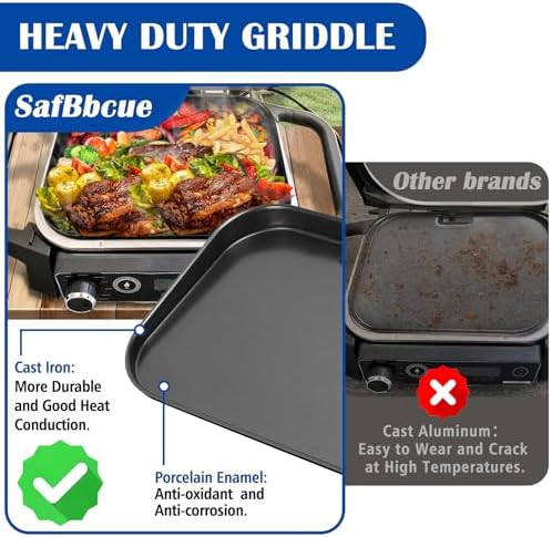 Griddle & Smoke Rack Kit for Ninja Woodfire OG700/321 Grill Accessories - Image 5