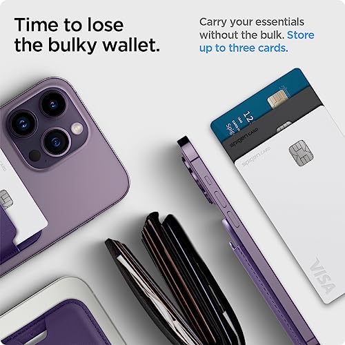 Spigen for MagSafe Wallet, Holds 3 Cards, Strong Magnet, Valentinus MagFit - Image 5