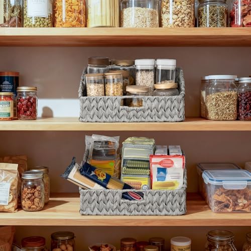 GRANNY SAYS Wicker Baskets for Organizing, Large Waterproof Wicker Basket - Image 6