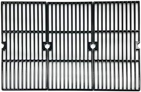 Parts DC121 16 7/8" Polished Porcelain Coated Cast Iron Grill Grates Replacement for Charbroil 463432215, 463436213, 463436214, 463436215, 463441312, 463441514, Thermos 461442114 Grills by DirectStore
