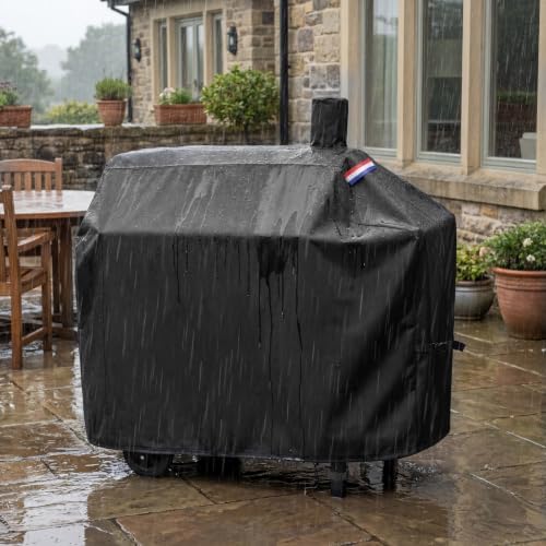 Grill Cover for Royal-Gourme-t CC1624 Barrel Charcoal BBQ Grill Covers - Image 6