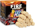 Shwuevei 130 pcs Fire Starter - Natural Fire Starters for Fireplace, Pellet Stove & Wood, Fire Pit, Smoker, BBQ, Chimney, Pizza Oven - Fire Starters for Grill, Charcoal Starter by Shwuevei