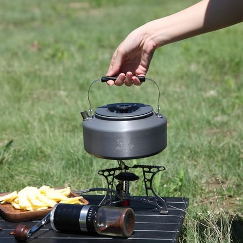 Bulin Camping Kettle, 1.6L Large Portable Stovetop Camp Tea Coffee Pot - Image 5
