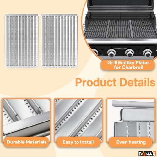 17 Inch Grill Emitter for Charbroil Commercial/Pro 4 Burner Grill & Griddle - Image 4