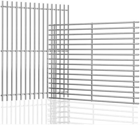 2pcs Stainless Steel Cooking Grates for Weber, 17.5'' x 23.8'' by jkxoo