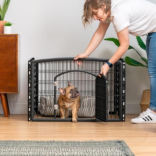 IRIS USA Playpen Panels, Extension Set, Black - Image 5