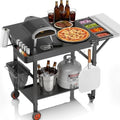 EUTRKei Grill Table, Pizza Oven Table, Grill Cart for Ooni Ninja Blackstone by EUTRKei