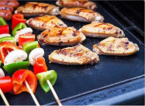 LOOCH Copper Grill Mat Set of 5 Non-Stick BBQ Mats Reusable Easy Clean - Image 6