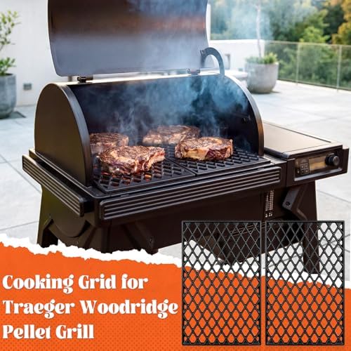 Cooking Grates for Traeger Woodridge Cast Iron Grill Grid TFB86MLH Accessories BBQ Replacement Parts Wood Pellet Smoker KIT0934 - Image 2