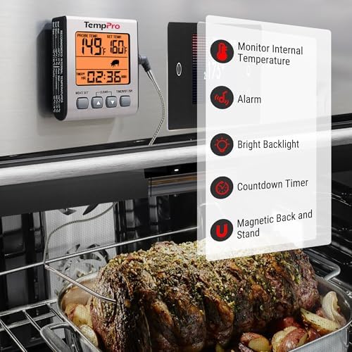 TempPro TempTrack Digital Meat Thermometer for Cooking and Grilling - Image 5
