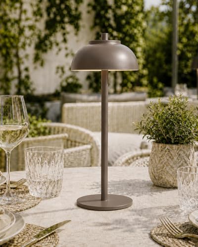 Cordless Table Lamps Rechargeable, Battery Operated Table Light Brown 2Pack - Image 2