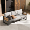 ZANDOR Aluminum Outdoor Patio Furniture-1 Pcs 3-Seat,Dark Gray by ZANDOR%7CGoodtimesstartoutside