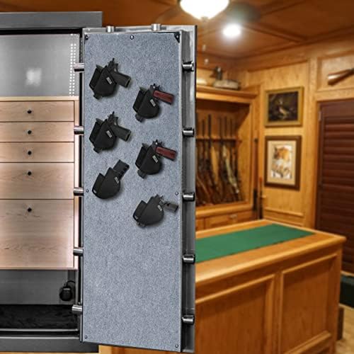 NEXT STATION Universal Pistol Holster with Magazine Pouch,Gun Safe Pistol Holder for Gun Safe Organizer Gun Cabinet Gun Safe Accessories Storage - Image 7