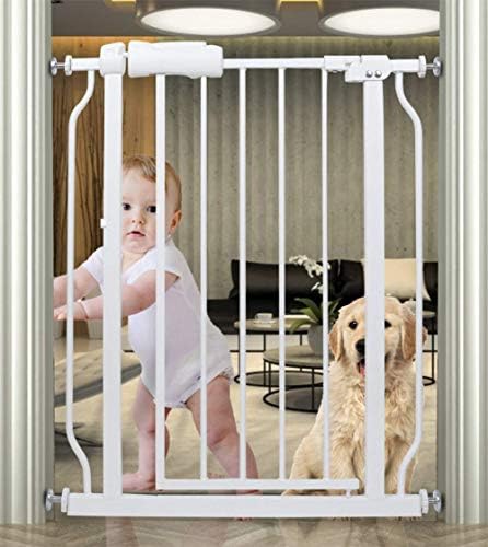 Small Narrow Baby Gate for Stairs Doorways 24 to 29 Inch Wide by HOOOEN