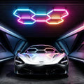 FERUERW Hexagon Garage Lights 5 Hex, App & Remote Control, DIY Color by FERUERW