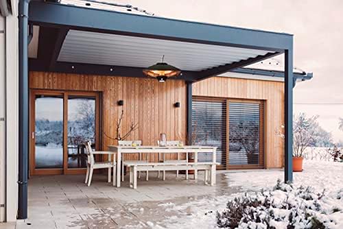 EnerG+ Hanging Infrared Electric Outdoor Heater with LED and Remote - Image 5