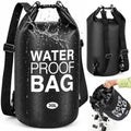 30LB Waterproof Wood Pellet Storage Containers, Charcoal Storage Bags with Buckle Seal and Dual Handles for Outdoor Grills by Unknown