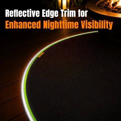 38'' Fire Pit Mat for Solo Stove Bonfire, Fireproof Under Grill Mat - Image 7