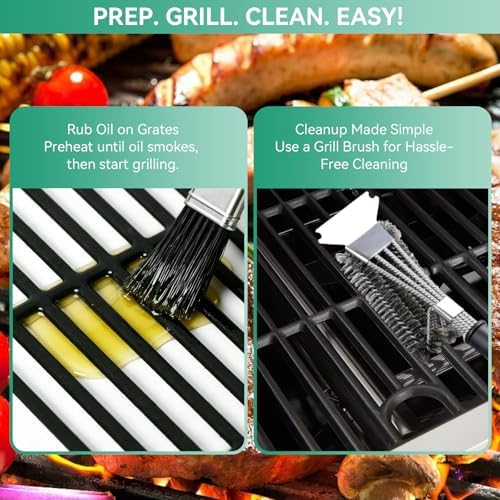 463448021 463449021 17" Grill Grates for Charbroil Performance 5 Burner - Image 6