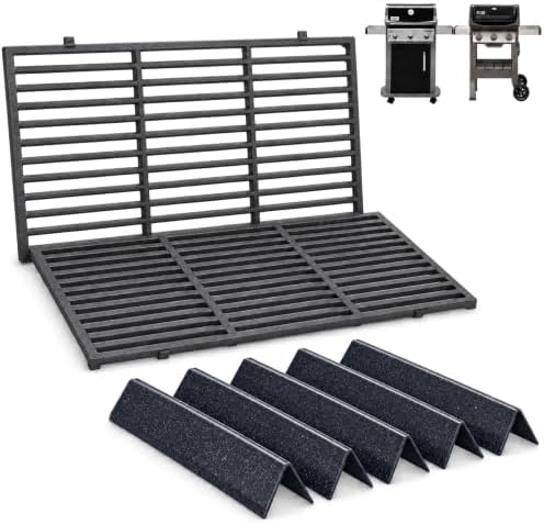 7638 Grill Grates & 7636 Flavorizer Bars 15.3" for Weber Spirit 300 Series by Uniflasy