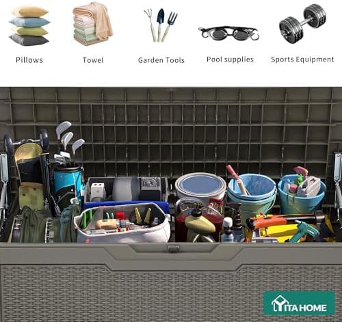 YITAHOME 80 Gallon Outdoor Storage Box - Image 4