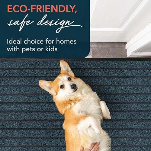 ubdyo Extra Durable Door Mat Outside Entrance (47" x 32", Bright Blue) - Image 7