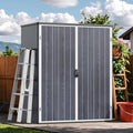 Devoko 5x3 FT Resin Storage Shed with Floor, Vertical Outdoor Cabinet by DEVOKO