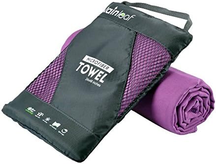 Rainleaf Microfiber Towel Quick Dry Camping & Travel & Gym Towel. Compact by Rainleaf