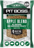 Pit Boss Apple Blend 100% All Natural Hardwood BBQ Pellets, 15 lb Bag by PitBoss%C2%AEGrills