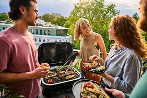 Weber® Lumin Portable Outdoor Electric Barbecue Grill, Seafoam Green - Image 4