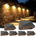 Solar Fence Lights Outdoor, 6 Pack Fence Lights Solar Powered RGB by Unknown