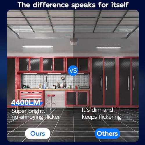 hykolity 4FT LED Shop Light,4400LM,42W [250W Equivalent], 5000K Daylight - Image 5