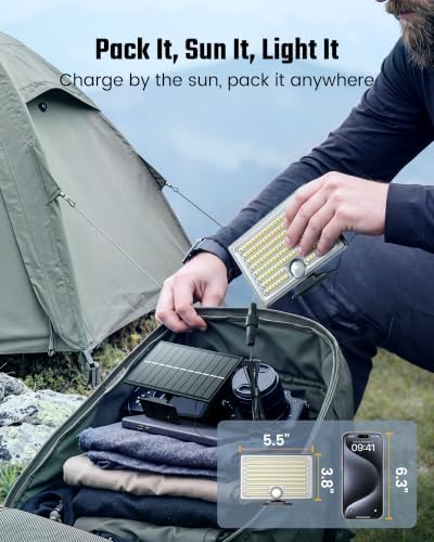 Mini Solar Outdoor Lights, 170 LED Solar Lights with 16.5 ft Cable - Image 2