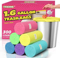 Mini Trash Bags 1.6 Gallon Unscented, 0.82 Mil, Colored,300 Count by TFORING%C2%AE