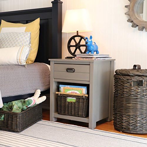 The Basket Lady Deep Pole Handle Wicker Storage Basket, S, Walnut Brown - Image 5