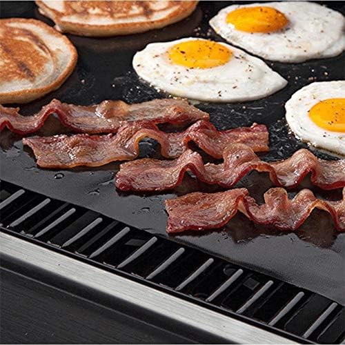 Dailyart 19x15inch Grill Mats for Outdoor Grill Non-stick 5 Pack Black - Image 6