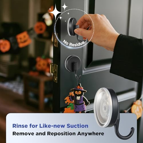 OUTXE Suction Cup Wreath Hanger, Upgraded Reef Hook - Image 3