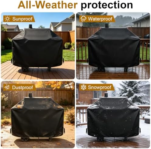 Grill Cover for Char-Griller Traditional Charcoal Grill,BBQ Grill Cover - Image 6