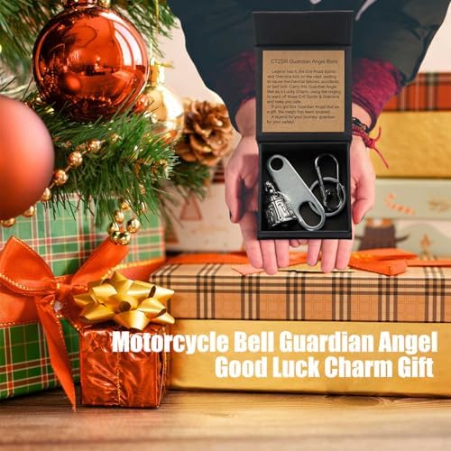 Motorcycle Bell Guardian Angel Gremlin Lucky Charm Gift For Riders - Image 2