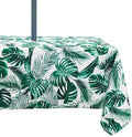 Outdoor Tablecloth with Umbrella Hole Umbrella Tablecloth Patio Tablecloths with Zipper for Courtyards, Terraces, and Beaches 60 x 84 in by Rodvnyh