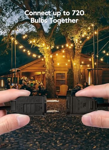 Outdoor String Lights, 29FT 12+1 G40 Bulbs Shatterproof Patio Lights - Image 4
