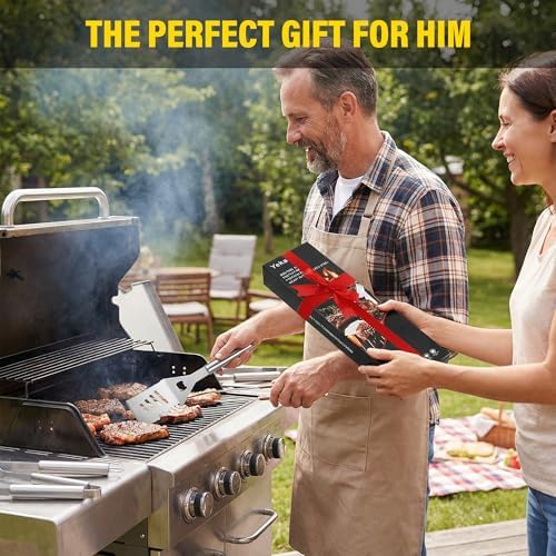 Grill Set, Grill Tools for Outdoor Grill Utensils Set BBQ Accessories - Image 3