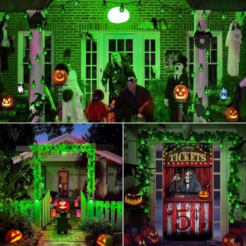 Solar String Lights for Outside, 33Ft Solar Patio Light with 15 Flickering - Image 6