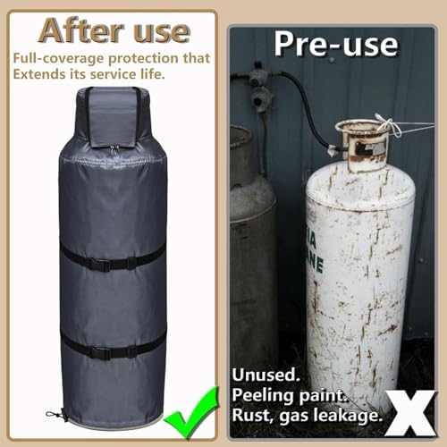 Propane Tank Insulated Cover 100lb Gas Van Insulated Storage - Image 4