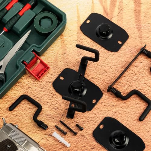 Yaocom 2 Pack Pistol Wall Mount Pistol Holder, Assembly Style - Image 6