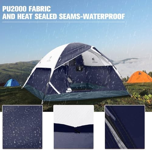 CAMEL CROWN Tents for Camping 2/3/4/5 Person Camping Dome Tent, Waterproof,Spacious, Lightweight Portable Backpacking Tent for Outdoor Camping/Hiking - Image 5